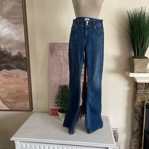Tall Hudson Normal Wash Flare & Wide Leg Jeans